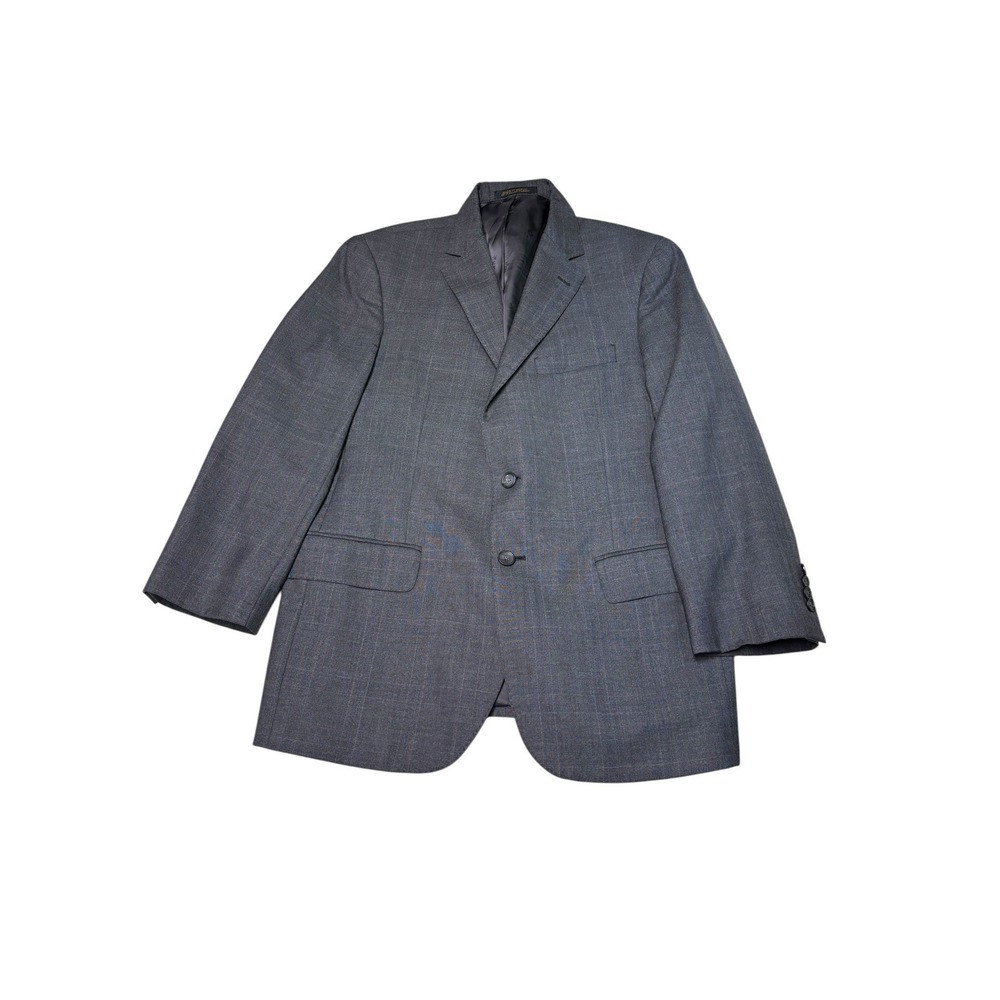 Jos. A. Bank Reserve Salem Suit Jacket Mens 40S Charcoal Gray Drago Italian Wool